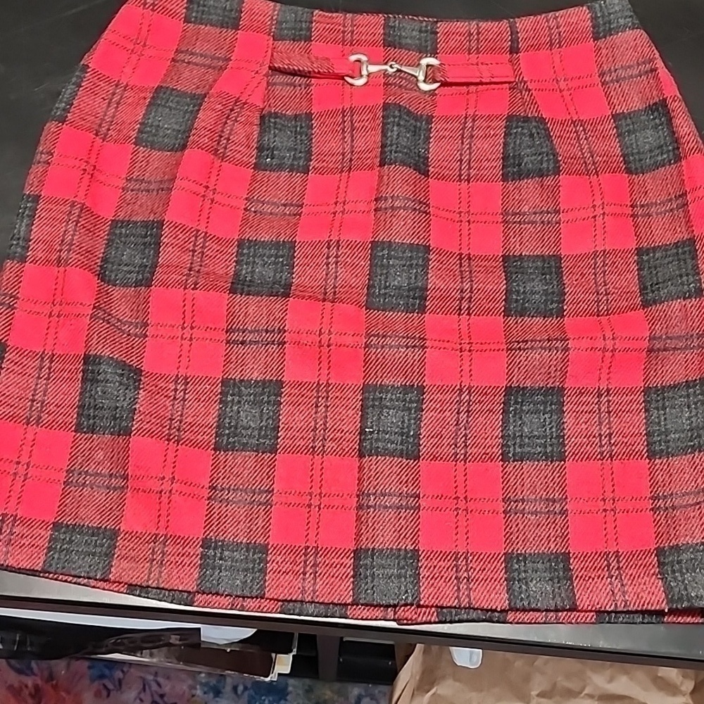 Hillard & Hanson plaid skirt Sz 12